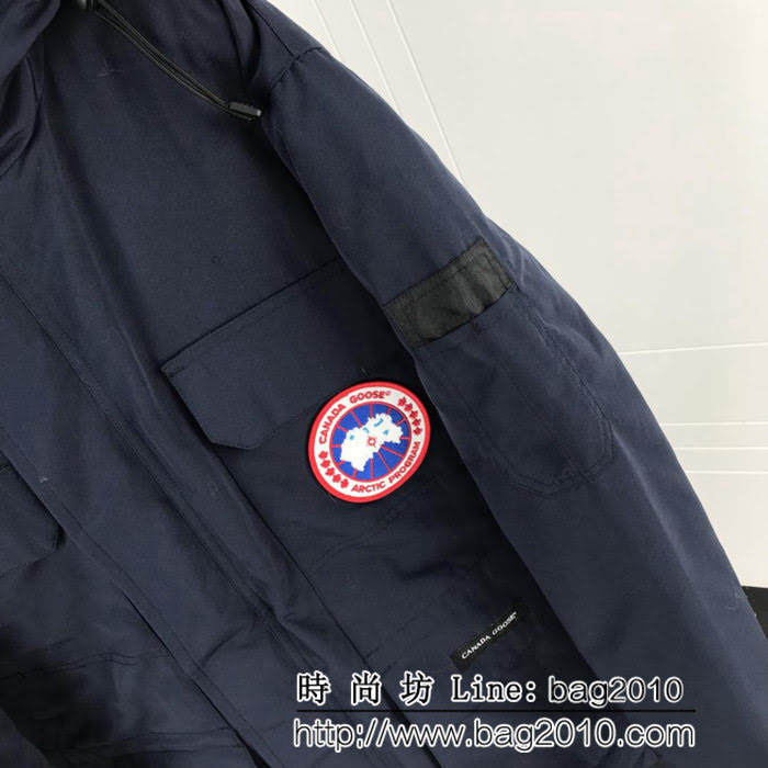 CanadaGoose加拿大鵝 明星同款 胸前章 防寒絨布羽絨服 男女同款 情侶款 ydi1646